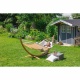La Siesta - Pack Elipso Simple avec Hamac  barres Florencia (Coton Bio) Blanc Latte