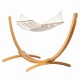 La Siesta - Pack Elipso Simple avec Hamac  barres Florencia (Coton Bio) Blanc Latte