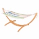 LA SIESTA - Hamac  barres simple Green Bay avec support en mlze certifi FSC