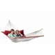 LA SIESTA - Hamac a barres XXL North American Style ALABAMA Red pepper