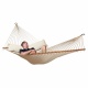 LA SIESTA - Hamac a barres XXL North american style Alabama Vanilla 400x140 (Outdoor)