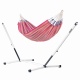 La Siesta - Pack Nautico Double avec Hamac Modesta (Coton Bio) Rose Flamingo