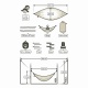 LA SIESTA - Hamac Enfant BIO Moki coloris Froggy 210 x 110