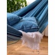 LA SIESTA - Hamac familial (Coton bio) Flora Blue Zebra