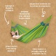 LA SIESTA - Hamac Simple BRISA Lime (Outdoor)