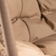 TROPILEX - Hamac Chaise en rotin avec Support Egg Taupe