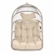 TROPILEX - Hamac Chaise en rotin Egg Gris Ple