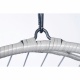 TROPILEX - Hamac Chaise en rotin Egg Luxe Gris