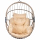 TROPILEX - Hamac Chaise en rotin Egg Luxe Taupe