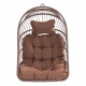 TROPILEX - Hamac Chaise en rotin Egg Marron
