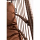 TROPILEX - Hamac Chaise en rotin Egg Marron