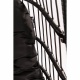 TROPILEX - Hamac Chaise en rotin Egg Noir