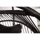 TROPILEX - Hamac Chaise en rotin Egg Noir