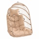 TROPILEX - Hamac Chaise en rotin Egg Taupe