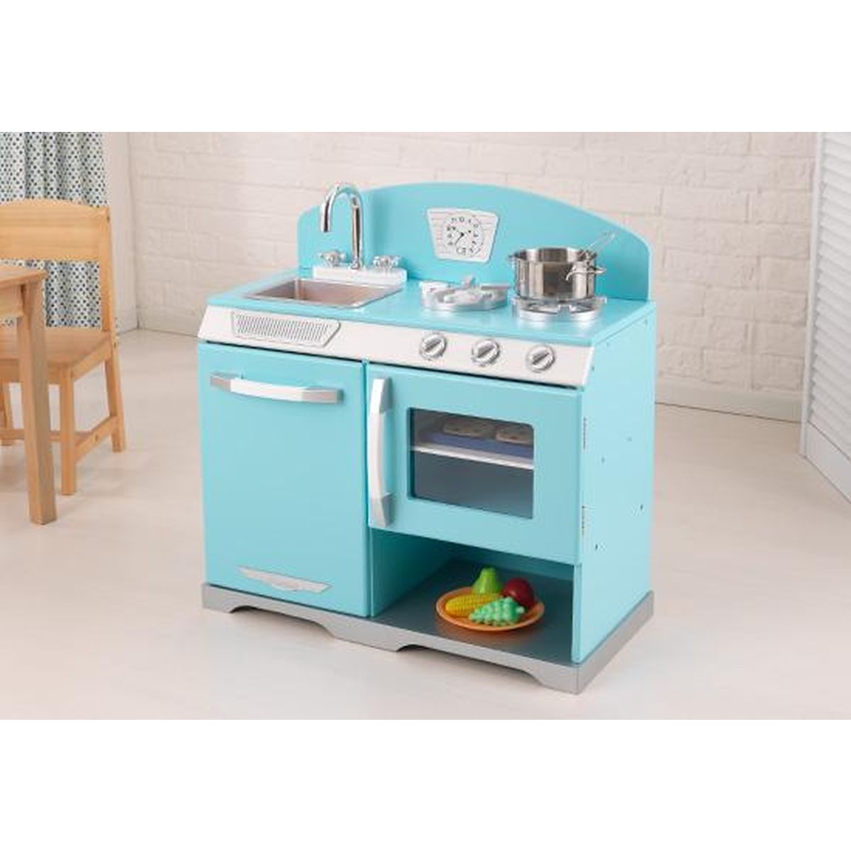 Cuisine pour Enfants Vintage Blanche - Kidkraft