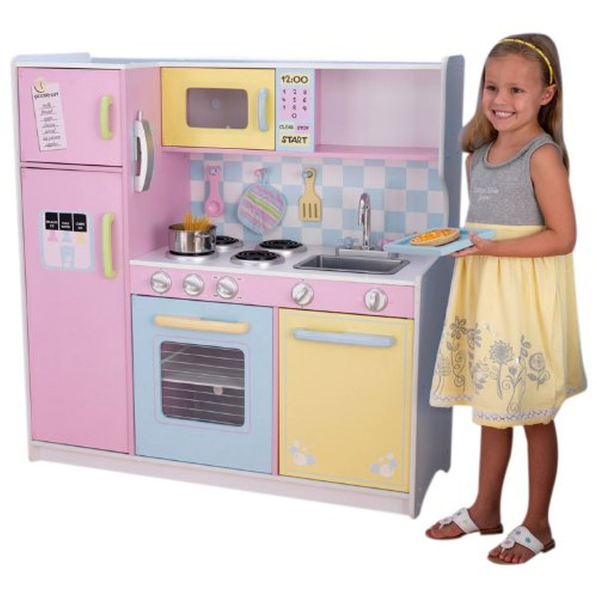 KIDKRAFT - Grande cuisine enfant pastel - 513181 Acandi : Vente de