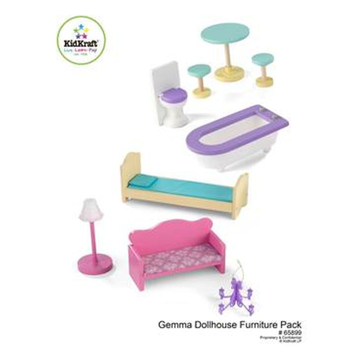 KIDKRAFT - SET de mobilier pour maison de poupée GEMMA - 65899 Acandi :  Vente de Hamac par le spécialiste du HAMAC en France